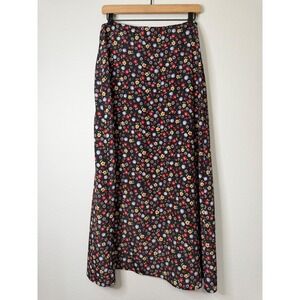 Vintage 80's-90's - Floral Midi Maxi Straight Skirt Cottagecore Whimsy